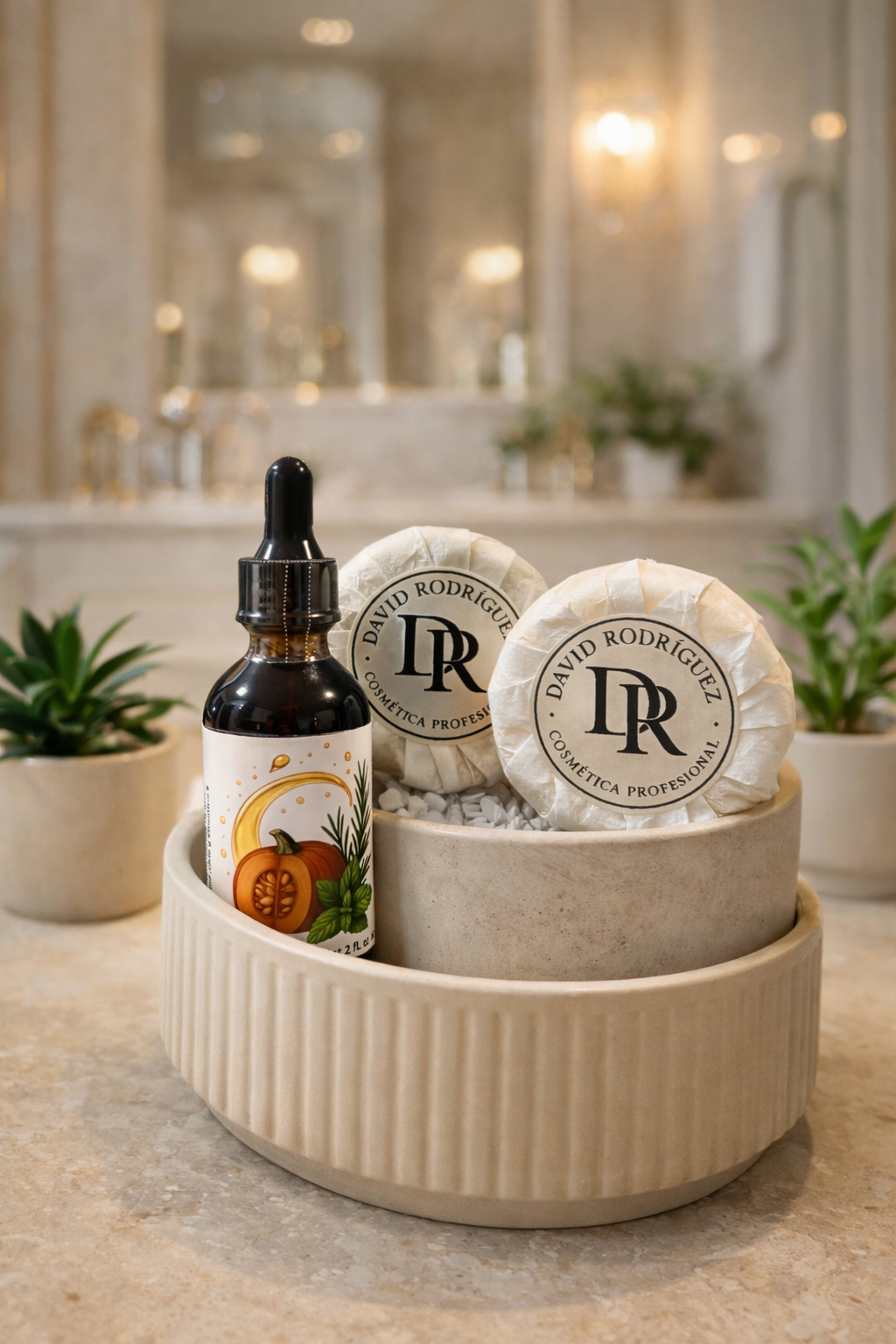 Kit para el crecimiento y caída del cabello con 1 shampoo y 1 acondicionador de romero + serum de crecimiento.
