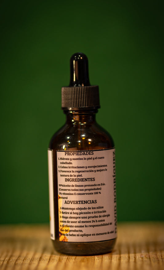 Aceite de linaza prensado en frío