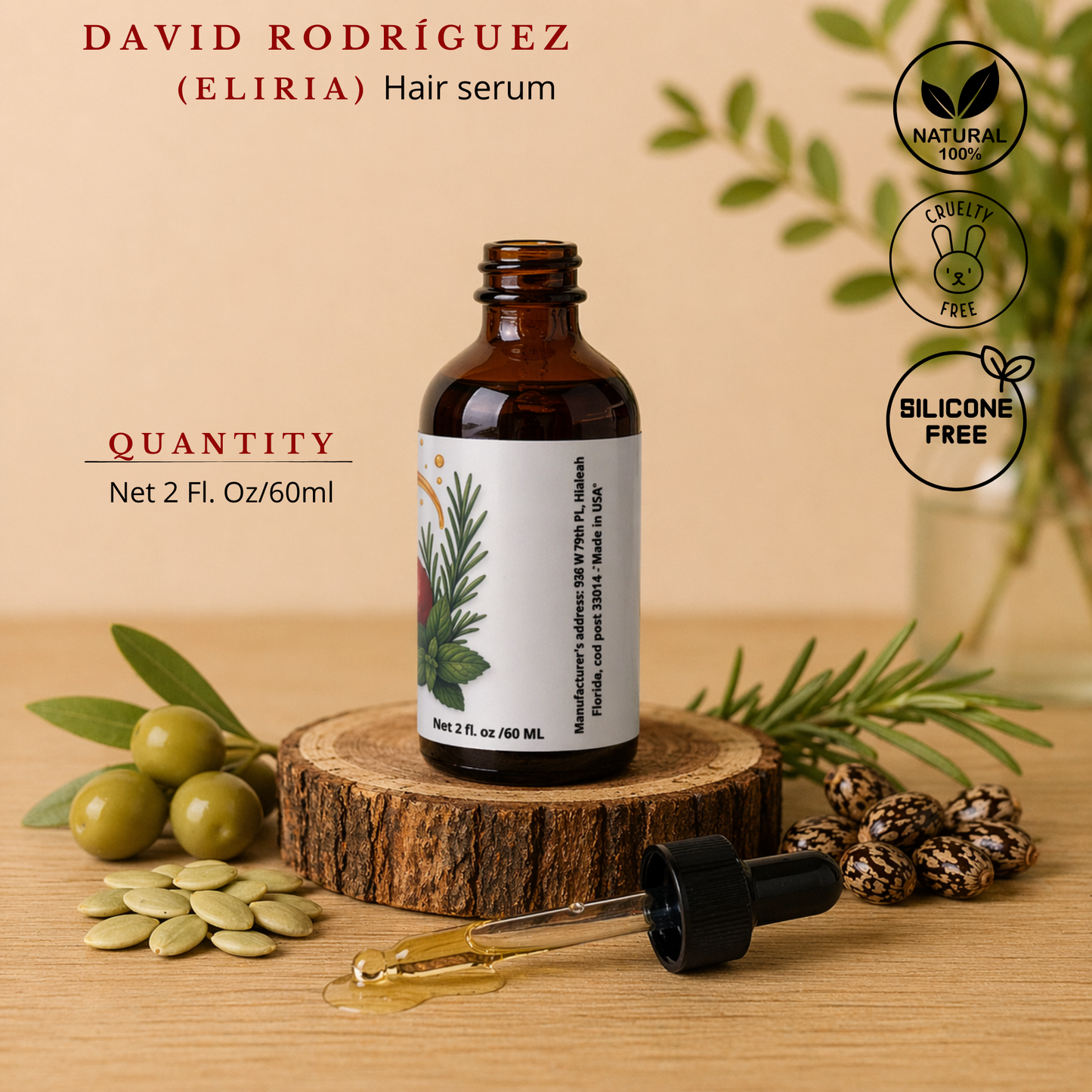 ELIRIA-Serum para la caída y crecimiento del cabello