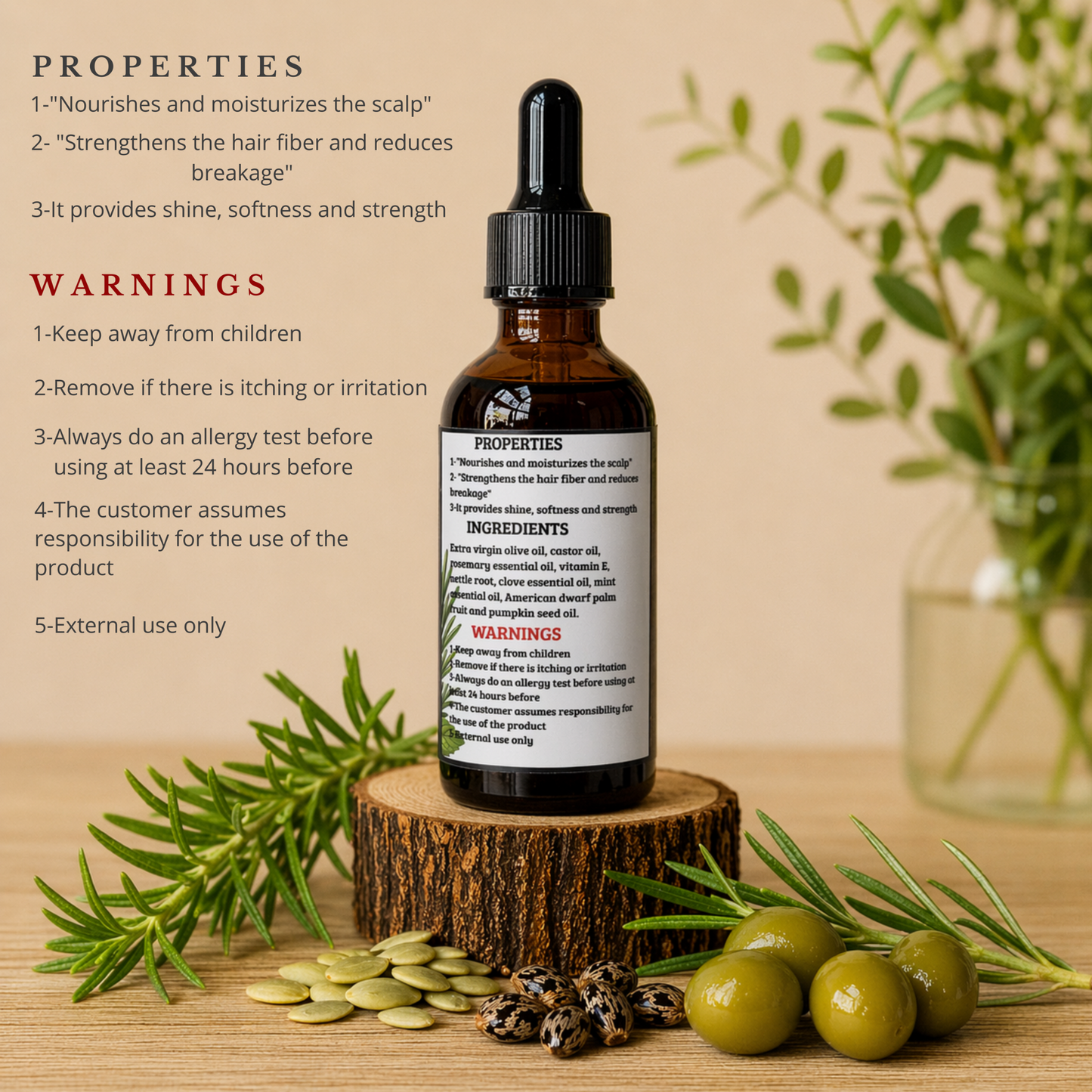 ELIRIA-Serum para la caída y crecimiento del cabello